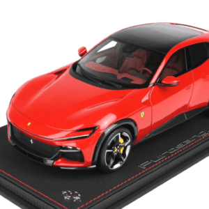 1/18 BBR Ferrari Purosangue with Panoramic Roof (Rosso Corsa 322 Red) Live Car Model Karson Limited 49 Pieces