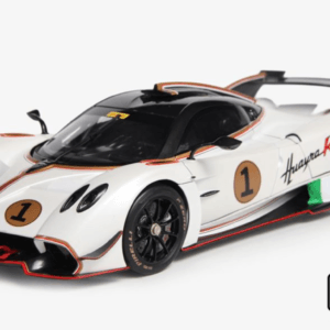1/18 LCD Pagani Huayra R (White) Live Car Model Karson Diecast