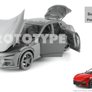 1/18 BBR Ferrari Purosangue with Panoramic Roof (Rosso Corsa Red) Live Car Model Karson Diecast