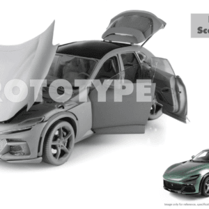 1/18 BBR Ferrari Purosangue with Black Roof (Green Dora) Live Car Model Karson Diecast
