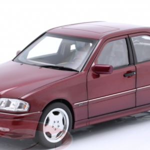 1/18 Dealer Edition 1993-1997 Mercedes-Benz C36 AMG (W202) (Almandine Red) Live Car Model Karson Diecast