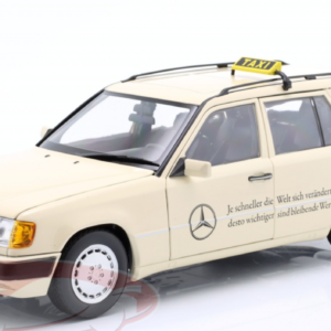 1/18 Dealer Edition 1989-1993 Mercedes-Benz 300 D T-Modell (S124) Taxi Live Car Model Karson Diecast