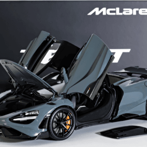 1/18 HP Diecast McLaren 765LT (Ceramic Grey) Live Car Model Karson Diecast