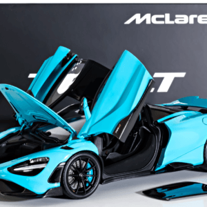 1/18 HP Diecast McLaren 765LT (Curacao Blue) Live Car Model Karson Diecast