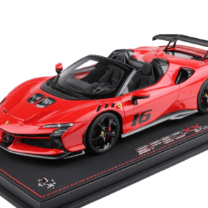 1/18 BBR Ferrari SF90 XX Spider #16 (Rosso Corsa 322 Red) Live Car Model Karson Limited 50 Pieces