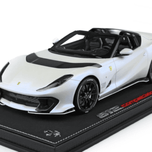 1/18 BBR Ferrari 812 Competizione A (White Onda Marina Opaco) Live Car Model Karson