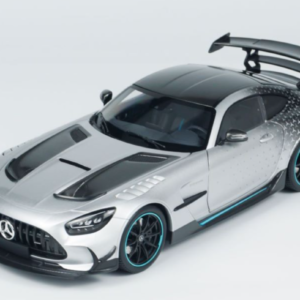 1/18 Minichamps 2021 Mercedes-Benz AMG GT Black Series (Silver with Mercedes Stars) Live Car Model Karson Diecast