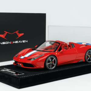 1/18 HH Model Ferrari 458 Speciale Aperta (Rosso Corsa Red) Live Car Model Karson Limited 30 Pieces