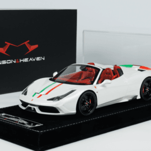 1/18 HH Model Ferrari 458 Speciale Aperta (Pearl White) Live Car Model Karson Limited 30 Pieces