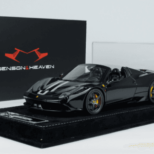 1/18 HH Model Ferrari 458 Speciale Aperta (Black Knight) Live Car Model Karson Limited 30 Pieces