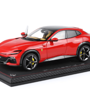 1/18 BBR Ferrari Purosangue with Panoramic Roof (Rosso Corsa Red) Live Car Model Karson Diecast with Luxury Package