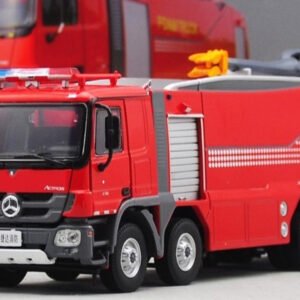 1/50 Mercedes-Benz Actros Fire Foam Truck Live Car Model Karson Diecast