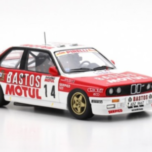 1/43 BMW M3 E30 No.14 2nd Tour de Corse Rally de France 1989 François Chatriot - Michel Périn Limited 300 Live Car Model Karson