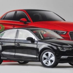 1/18 Dealer Edition Audi A3 Sedan (Black) Live Car Model Karson Diecast