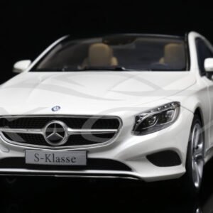1/18 Dealer Edition Mercedes-Benz S-Class Coupe (White) Live Car Model Karson