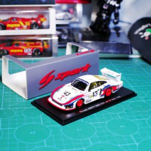 1/43 Spark Porsche 935/78 Moby Dick 8th Le Mans 1978 M. Schurtl - R. Stommelen Live Car Model Karson