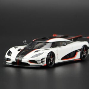 1/43 Frontiart Koenigsegg ONE:1 (White / Red) Live Car Model Karson Limited
