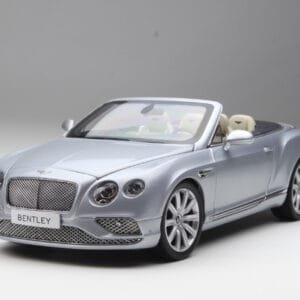 1/18 Paragon 2016 Bentley Continental GT Convertible (Silver) Live Car Model Karson Diecast