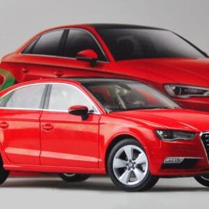 1/18 Dealer Edition Audi A3 Sedan (Red) Live Car Model Karson Diecast