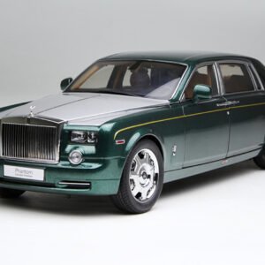 1/18 Kyosho Rolls-Royce Phantom EWB (Green w/ Silver Hood) Live Car Model Karson Diecast