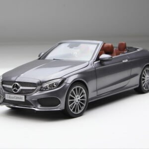 1/18 Dealer Edition Mercedes-Benz C-Class Coupe C-Klasse Cabriolet (Grey) Diecast Model Live Car Model Karson