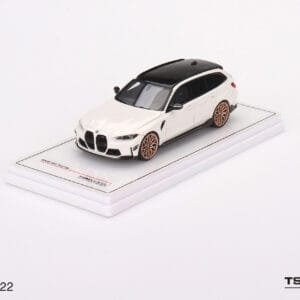 1/43 TSM BMW M3 M-Performance Touring (G81) Alpine White Live Car Model Karson