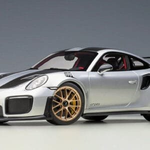1/18 AUTOart Porsche 911 (991.2) GT2 RS Weissach Package (GT Silver) Live Car Model Karson