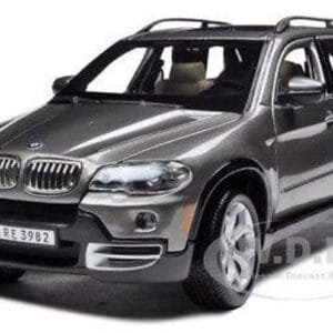 1/18 BBurago BMW X5 (E70 2006-2013) (Grey) Live Car Model Karson Diecast