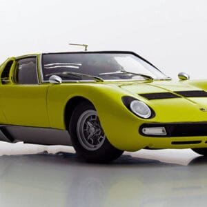 1/18 Kyosho Lamborghini Miura P400SV (Yellow) Live Car Model Karson Diecast