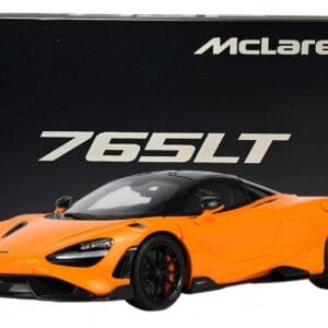 1/18 HP Diecast McLaren 765LT (McLaren Orange) Live Car Model Karson Diecast