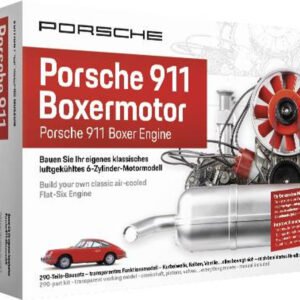 1/4 Franzis 1966 Porsche 911 6-cylinder Boxer Engine Model Kit Live Car Model Karson