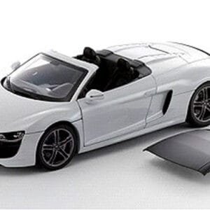 1/18 Kyosho Audi R8 Spyder (White) Live Car Model Karson Diecast