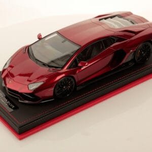 1/18 MR Collection Lamborghini Aventador LP 780-4 Ultimae (Rosso Efesto Red) Resin Live Car Model Karson