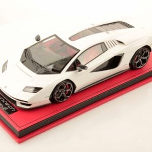 1/18 MR Collection Lamborghini Countach LPI 800-4 (Bianco Siderale White) Resin Live Car Model Karson