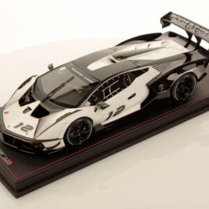 1/18 MR Collection Lamborghini Essenza SCV12 (Bianco Asopo White) Resin Live Car Model Karson Limited