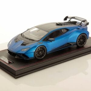 1/18 MR Collection Lamborghini Huracan STO (Blue Aegeus) Live Car Model Karson Limited 60 Pieces