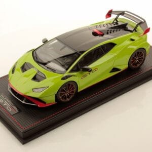 1/18 MR Collection Lamborghini Huracan STO (Verde Aries Green) Resin Live Car Model Karson Limited