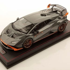 1/18 MR Collection Lamborghini Huracan STO (Grigio Telesto Grey) Resin Live Car Model Karson Limited