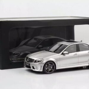 1/18 GT Spirit 2007 2008 Mercedes-Benz C63 AMG W204 (Silver) Live Car Model Karson
