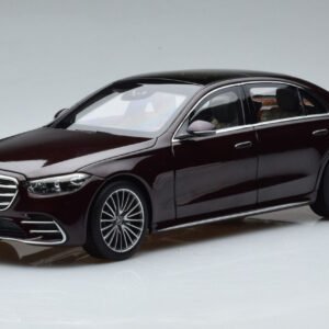 1/18 Norev 2021 Mercedes-Benz S-Class AMG-Line (Red Metallic) Live Car Model Karson Diecast