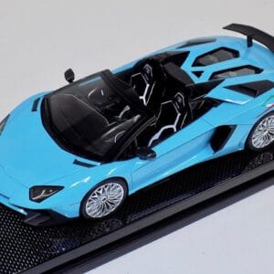 1/18 MR Collection Lamborghini Aventador SV Spider (Baby Blue) Resin Live Car Model Karson Limited