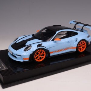 1/18 TP Timothy & Pierre Porsche 911 992 GT3 RS Weissach Package (Gulf with Orange Wheels) Resin Live Car Model Karson Limited 30 Pieces