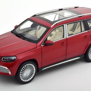 1/18 Dealer Edition 2020 Mercedes-Benz Maybach GLS 600 4Matic (Hyacinth Red) Live Car Model Karson Diecast