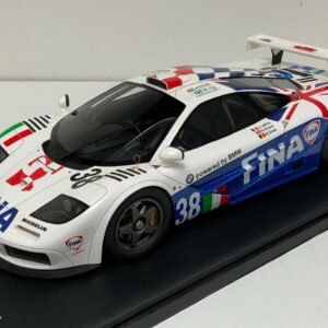 1/12 Mclaren F1 GTR 1996 24hr LeMans Car #38 "FINA" Resin Live Car Model Karson with Display Case