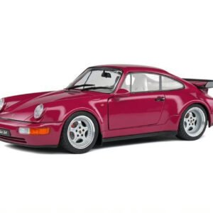 1/18 Solido Porsche 911 (964) Turbo 3.6 Coupe (Star Ruby Red) Live Car Model Karson Diecast