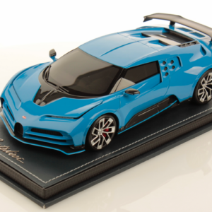 1/18 MR Collection Bugatti Centodieci Light Blue Leather Base Resin Live Car Model Karson Limited 49 Pieces