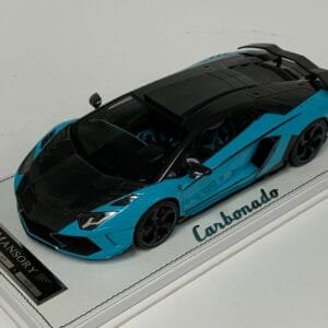 1/18 BBR Lamborghini Aventador Mansory Carbonado (Baby Blue) Resin Live Car Model Karson Limited