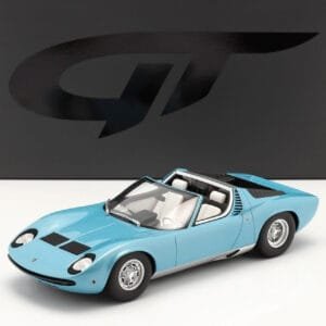 1/18 GT Spirit 1968 Lamborghini Miura Roadster (Light Blue Metallic) Limited Resin Live Car Model Karson