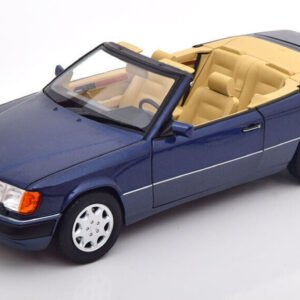 1/18 Norev 1990 Mercedes-Benz 300 CE-24 convertible (A124) (Nautical Blue) Live Car Model Karson Diecast