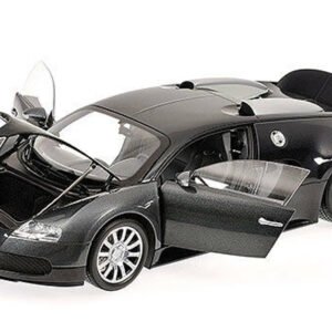 1/18 Minichamps Bugatti Veyron 16.4 (Black / Grey) Live Car Model Karson Diecast
